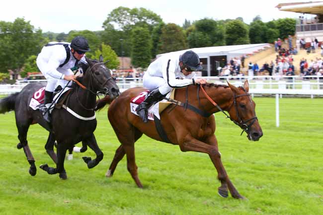 Photo d'arrivée de la course pmu PRIX ASTROLABE à CLAIREFONTAINE le Lundi 18 juin 2018