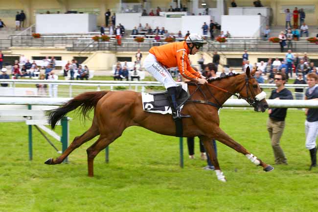 Photo d'arrivée de la course pmu PRIX CREDIT AGRICOLE - DIEPPE à DIEPPE le Mardi 19 juin 2018