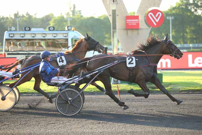 Photo d'arrivée de la course pmu PRIX EUNYKE à PARIS-VINCENNES le Mardi 19 juin 2018