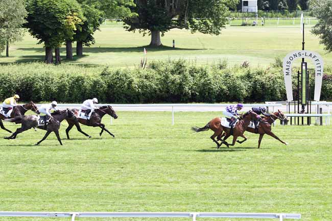 Photo d'arrivée de la course pmu PRIX DE L'ETOILE DU BON SECOURS à MAISONS-LAFFITTE le Mercredi 20 juin 2018