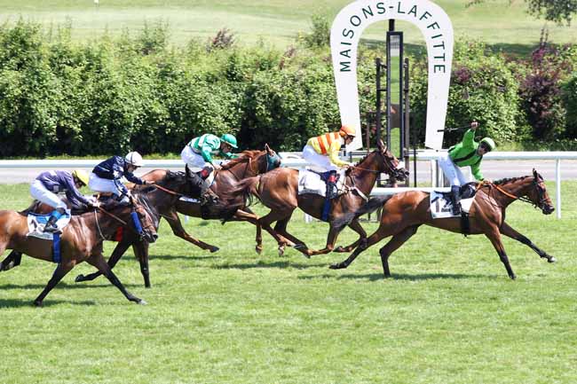 Photo d'arrivée de la course pmu PRIX DU ROND DE L'EPINE à MAISONS-LAFFITTE le Mercredi 20 juin 2018