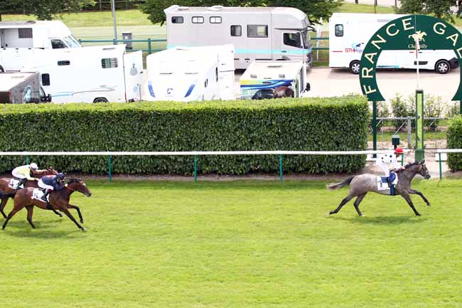 Photo d'arrivée de la course pmu PRIX DE LA CROIX DES VENEURS à CHANTILLY le Vendredi 22 juin 2018