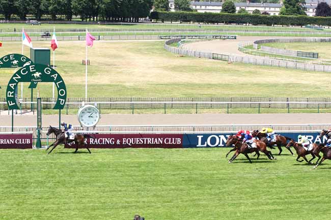 Photo d'arrivée de la course pmu PRIX DE LA BUTTE DU MAULOIS à CHANTILLY le Vendredi 22 juin 2018