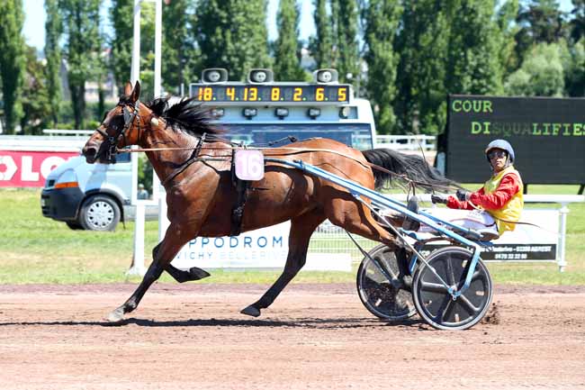 Photo d'arrivée de la course pmu PRIX DU BOIS DU BOUC à VICHY le Jeudi 28 juin 2018