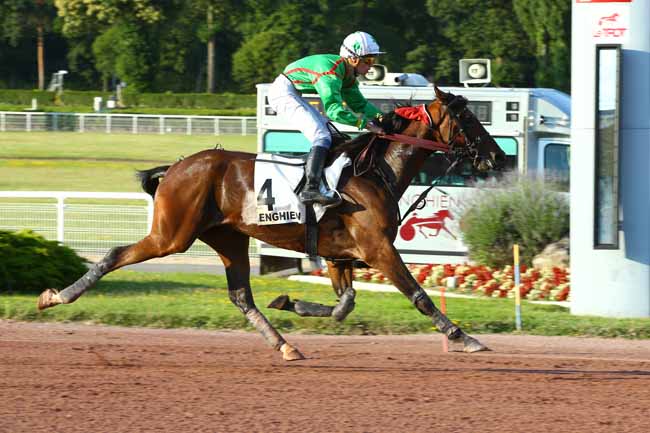 Photo d'arrivée de la course pmu PRIX DE LA HAUTE-VIENNE à ENGHIEN le Jeudi 28 juin 2018