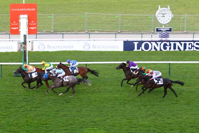 Photo d'arrivée de la course pmu PRIX DE LA COUR NAPOLEON à LONGCHAMP le Jeudi 28 juin 2018