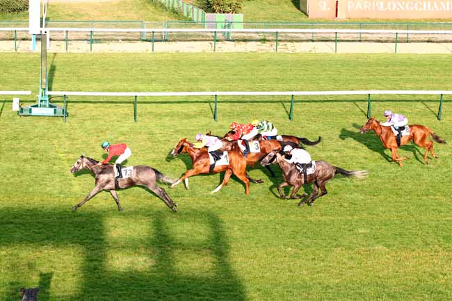 Photo d'arrivée de la course pmu PRIX DES VIEILLES GARENNES à LONGCHAMP le Jeudi 5 juillet 2018