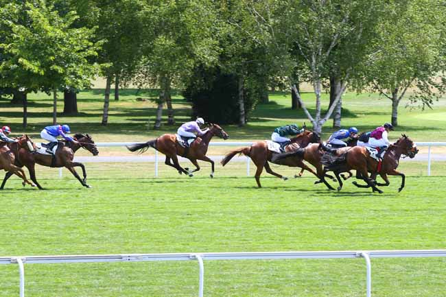 Photo d'arrivée de la course pmu PRIX DE LAMBALLE à MAISONS-LAFFITTE le Vendredi 6 juillet 2018