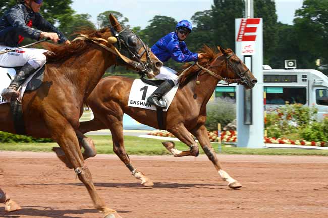 Photo d'arrivée de la course pmu PRIX D'ARMENTIERES à ENGHIEN le Samedi 7 juillet 2018