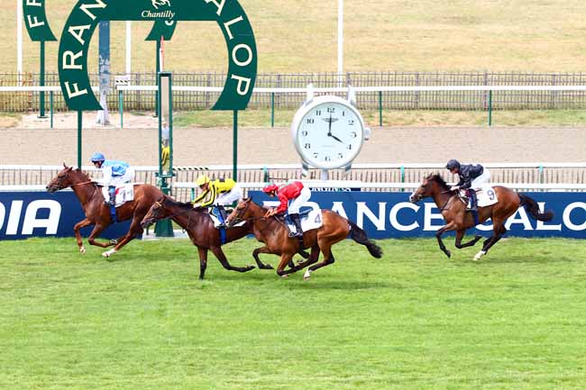 Photo d'arrivée de la course pmu PRIX DE THIMECOURT à CHANTILLY le Lundi 9 juillet 2018