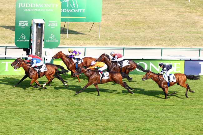 Photo d'arrivée de la course pmu PRIX DE BEAUSEJOUR à LONGCHAMP le Samedi 14 juillet 2018