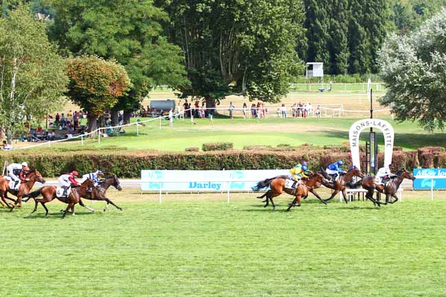 Photo d'arrivée de la course pmu PRIX DE LA PEPINIERE - FONDS EUROPEEN DE L'ELEVAGE à MAISONS-LAFFITTE le Dimanche 22 juillet 2018