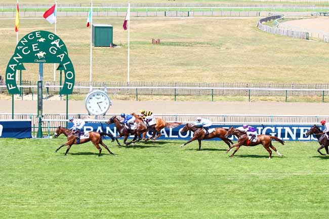 Photo d'arrivée de la course pmu PRIX DE BOASNE à CHANTILLY le Lundi 23 juillet 2018
