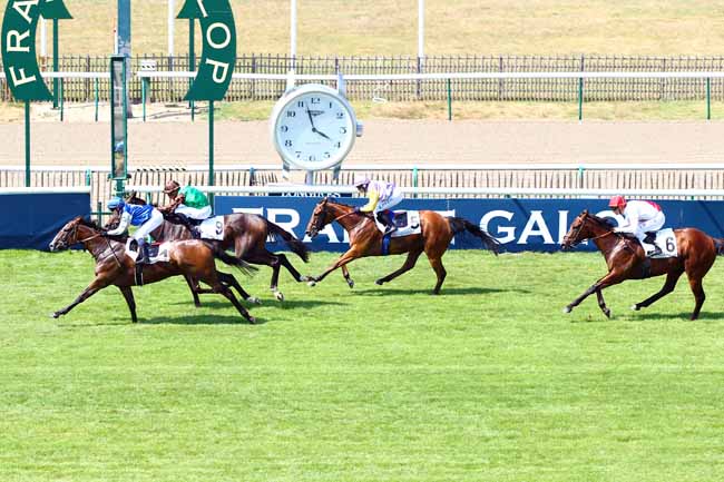 Photo d'arrivée de la course pmu PRIX DE BAILLON à CHANTILLY le Lundi 23 juillet 2018