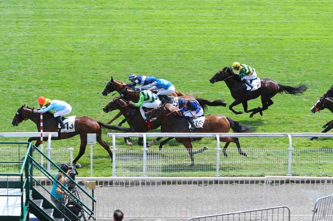 Photo d'arrivée de la course pmu PRIX LE ROI SOLEIL à MAISONS-LAFFITTE le Jeudi 26 juillet 2018