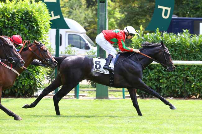 Photo d'arrivée de la course pmu PRIX DU SAGITTAIRE à CHANTILLY le Vendredi 27 juillet 2018