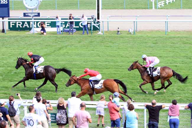 Photo d'arrivée de la course pmu PRIX D'AVRANCHES à DEAUVILLE le Mardi 31 juillet 2018