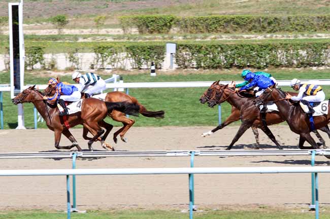Photo d'arrivée de la course pmu PRIX DE MARTINVAST à DEAUVILLE le Mardi 31 juillet 2018