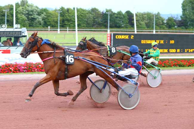 Photo d'arrivée de la course pmu PRIX BRUNO COQUATRIX à CABOURG le Vendredi 10 août 2018