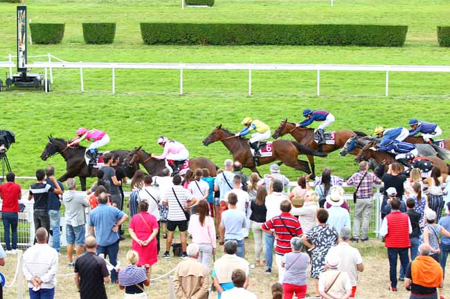 Photo d'arrivée de la course pmu PRIX DE BENEAUVILLE à CLAIREFONTAINE le Vendredi 10 août 2018
