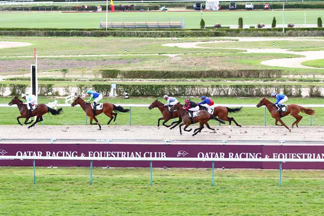 Photo d'arrivée de la course pmu PRIX DE VAL SERY - PRIX PMU à DEAUVILLE le Samedi 11 août 2018