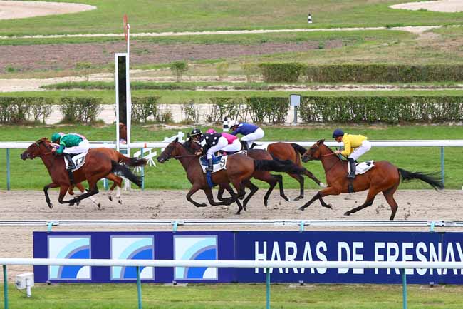 Photo d'arrivée de la course pmu PRIX DE LA MOTTE SASSY à DEAUVILLE le Dimanche 12 août 2018