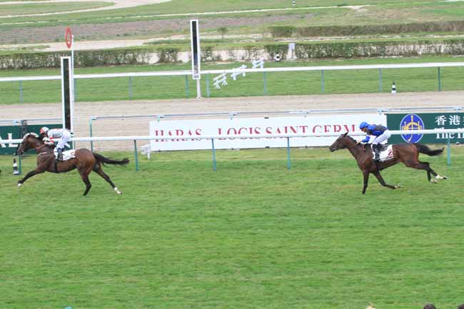 Photo d'arrivée de la course pmu PRIX GUILLAUME D'ORNANO - HARAS DU LOGIS SAINT-GERMAIN à DEAUVILLE le Mercredi 15 août 2018