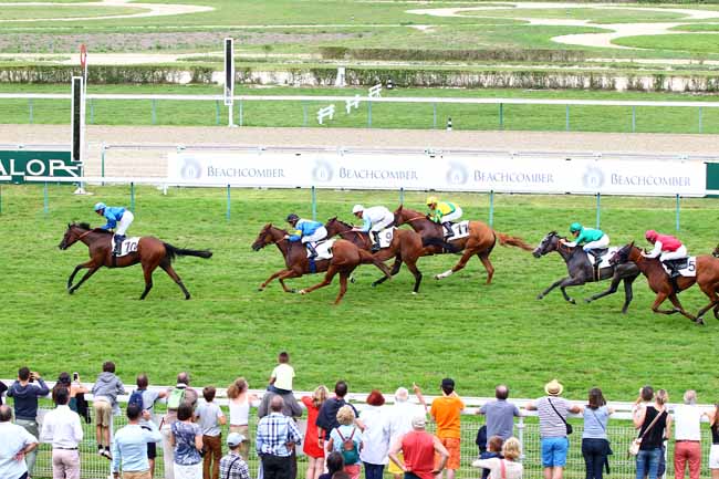 Photo d'arrivée de la course pmu PRIX DE CAMPIGNY à DEAUVILLE le Mardi 21 août 2018