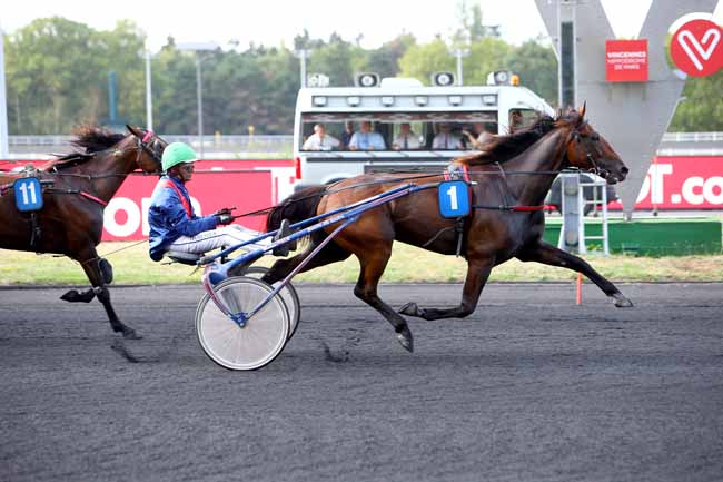 Photo d'arrivée de la course pmu PRIX DU PERIGORD à PARIS-VINCENNES le Mercredi 22 août 2018