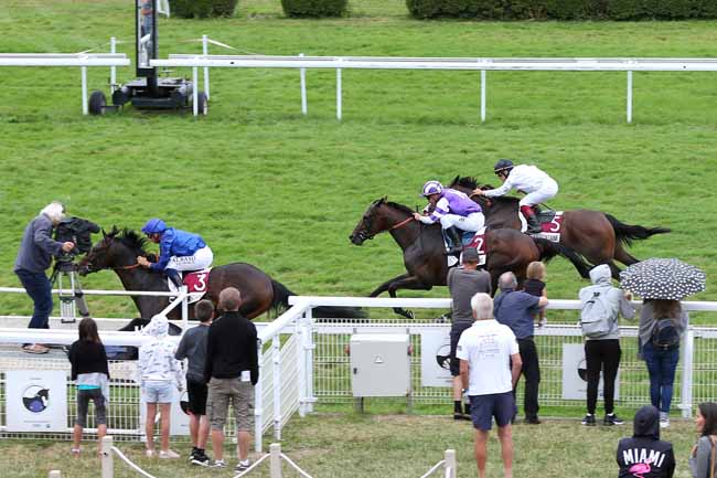 Photo d'arrivée de la course pmu GRAND PRIX DE CLAIREFONTAINE à CLAIREFONTAINE le Jeudi 23 août 2018