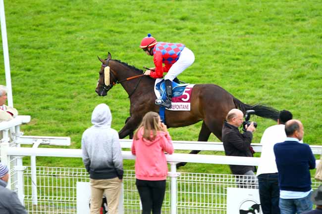 Photo d'arrivée de la course pmu PRIX DES COLCHIQUES à CLAIREFONTAINE le Lundi 27 août 2018