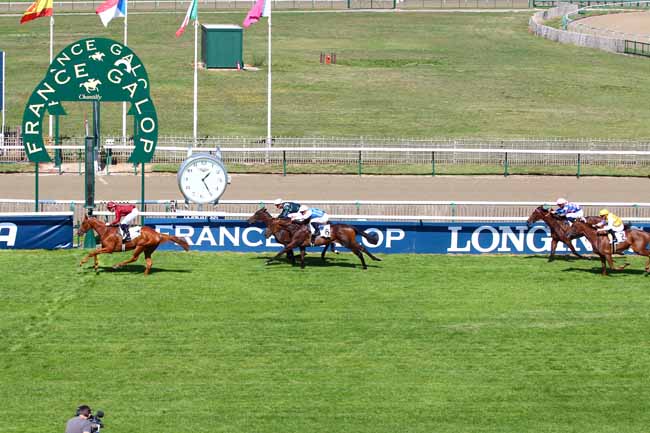 Photo d'arrivée de la course pmu PRIX DE LA MARE AUX OISEAUX à CHANTILLY le Samedi 1 septembre 2018