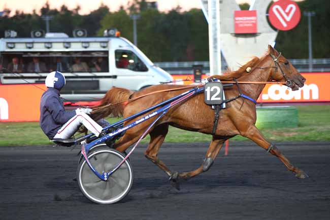 Photo d'arrivée de la course pmu PRIX ADELINDA à PARIS-VINCENNES le Vendredi 7 septembre 2018