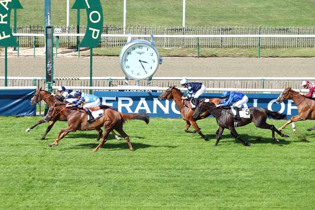 Photo d'arrivée de la course pmu PRIX DES FONTAINES DE BEAUVAIS à CHANTILLY le Lundi 10 septembre 2018
