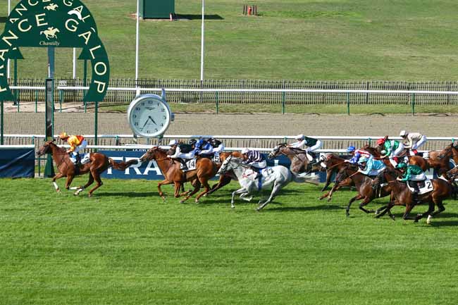 Photo d'arrivée de la course pmu PRIX DE FOULANGUES à CHANTILLY le Lundi 10 septembre 2018
