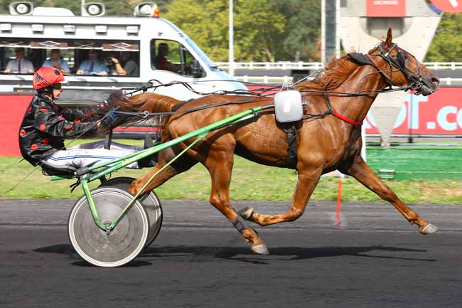 Photo d'arrivée de la course pmu PRIX DE NANGIS à PARIS-VINCENNES le Lundi 10 septembre 2018