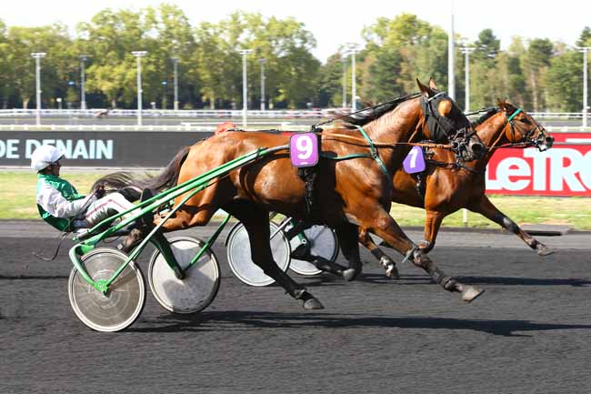Photo d'arrivée de la course pmu PRIX DE DENAIN à PARIS-VINCENNES le Lundi 10 septembre 2018
