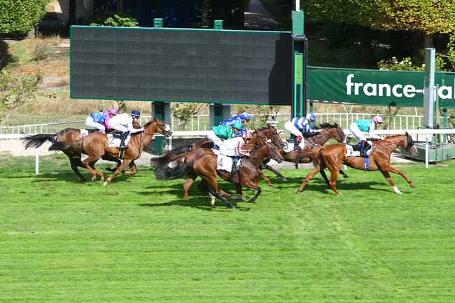 Photo d'arrivée de la course pmu PRIX A TEMPO à SAINT-CLOUD le Vendredi 14 septembre 2018
