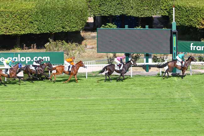 Photo d'arrivée de la course pmu PRIX DE LAMARQUE à SAINT-CLOUD le Vendredi 14 septembre 2018