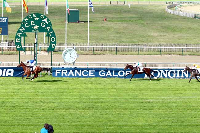 Photo d'arrivée de la course pmu PRIX DE LA RECONVERSION D'UN CHEVAL DE COURSES EN CHEVAL DE LOISIR à CHANTILLY le Samedi 15 septembre 2018