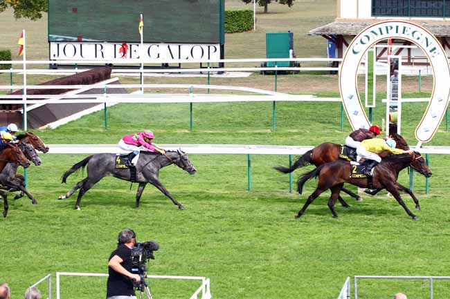 Photo d'arrivée de la course pmu PRIX DU HARAS DE COMPIEGNE à COMPIEGNE le Mardi 18 septembre 2018