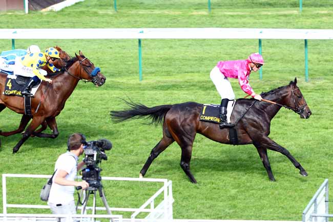 Photo d'arrivée de la course pmu PRIX DU BRAS D'OR à COMPIEGNE le Mardi 18 septembre 2018
