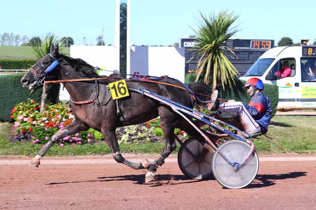 Photo d'arrivée de la course pmu PRIX DU CONSEIL DEPARTEMENTAL DU CALVADOS à VIRE le Mercredi 26 septembre 2018