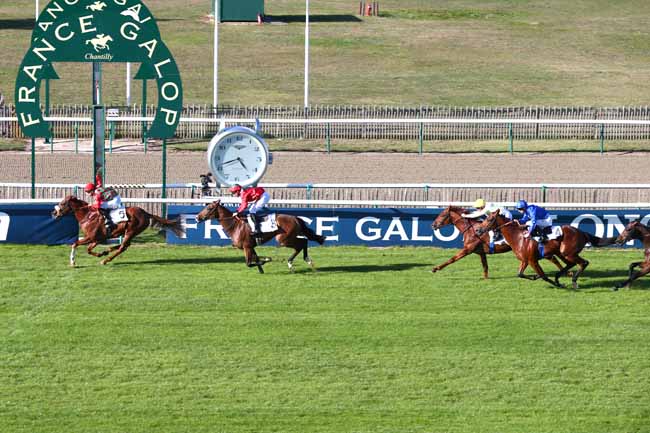 Photo d'arrivée de la course pmu PRIX DE VAUBLANC à CHANTILLY le Lundi 1 octobre 2018