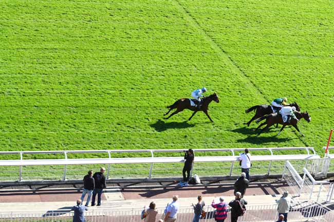 Photo d'arrivée de la course pmu PRIX GUILLAUME DE PRACOMTAL à AUTEUIL le Jeudi 4 octobre 2018