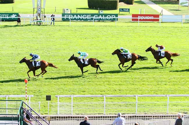 Photo d'arrivée de la course pmu PRIX DE VILLIERS-SAINT-FREDERIC à MAISONS-LAFFITTE le Samedi 13 octobre 2018