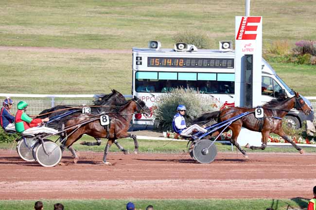 Photo d'arrivée de la course pmu PRIX DE LA PORTE D'ISSY à ENGHIEN le Lundi 15 octobre 2018