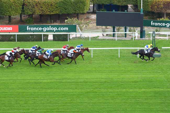 Photo d'arrivée de la course pmu PRIX DE L'ETANG DE SAINT-CUCUFA à SAINT-CLOUD le Mercredi 17 octobre 2018