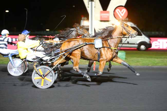 Photo d'arrivée de la course pmu PRIX CARINA à PARIS-VINCENNES le Mardi 23 octobre 2018