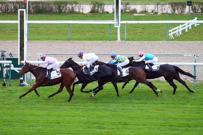 Photo d'arrivée de la course pmu PRIX DES RESERVOIRS à DEAUVILLE le Mercredi 24 octobre 2018